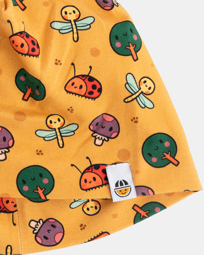 Organic Cotton Beanie - Woods Print