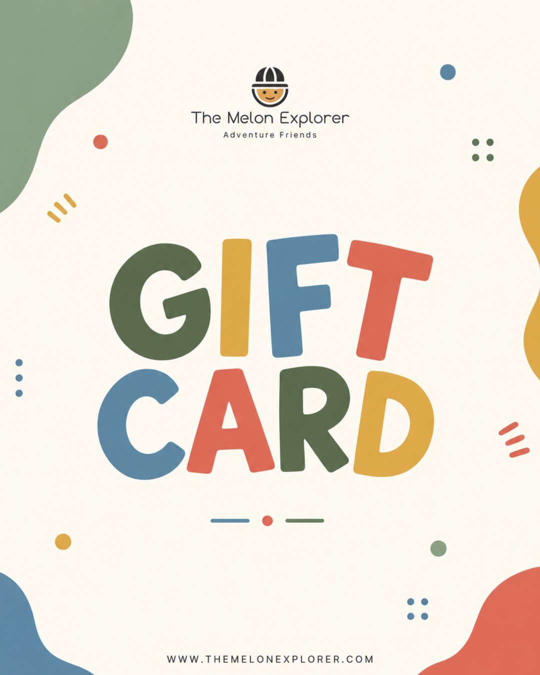 gift card from the company The Melon Explorer
