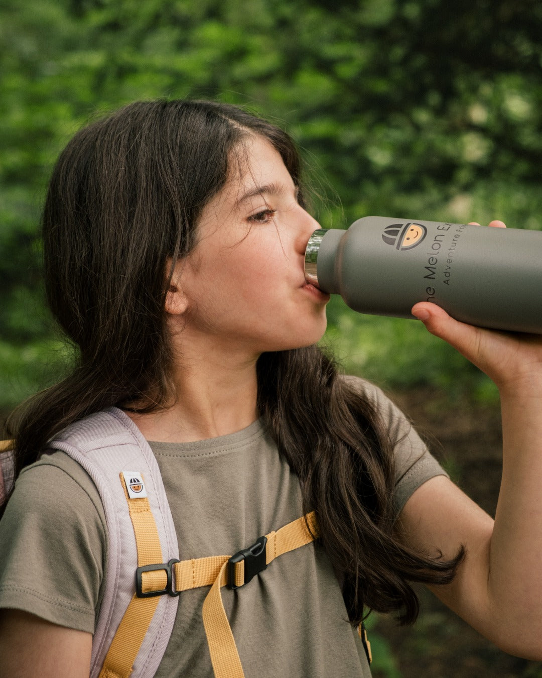 Kids Thermo Bottle - Adventure Friends - Grey