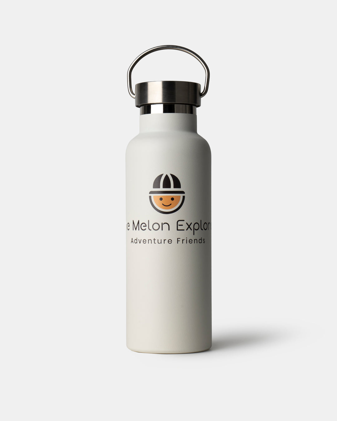 Thermo bottle in stainless steel BPA free in white adventure friends - The Melon Explorer