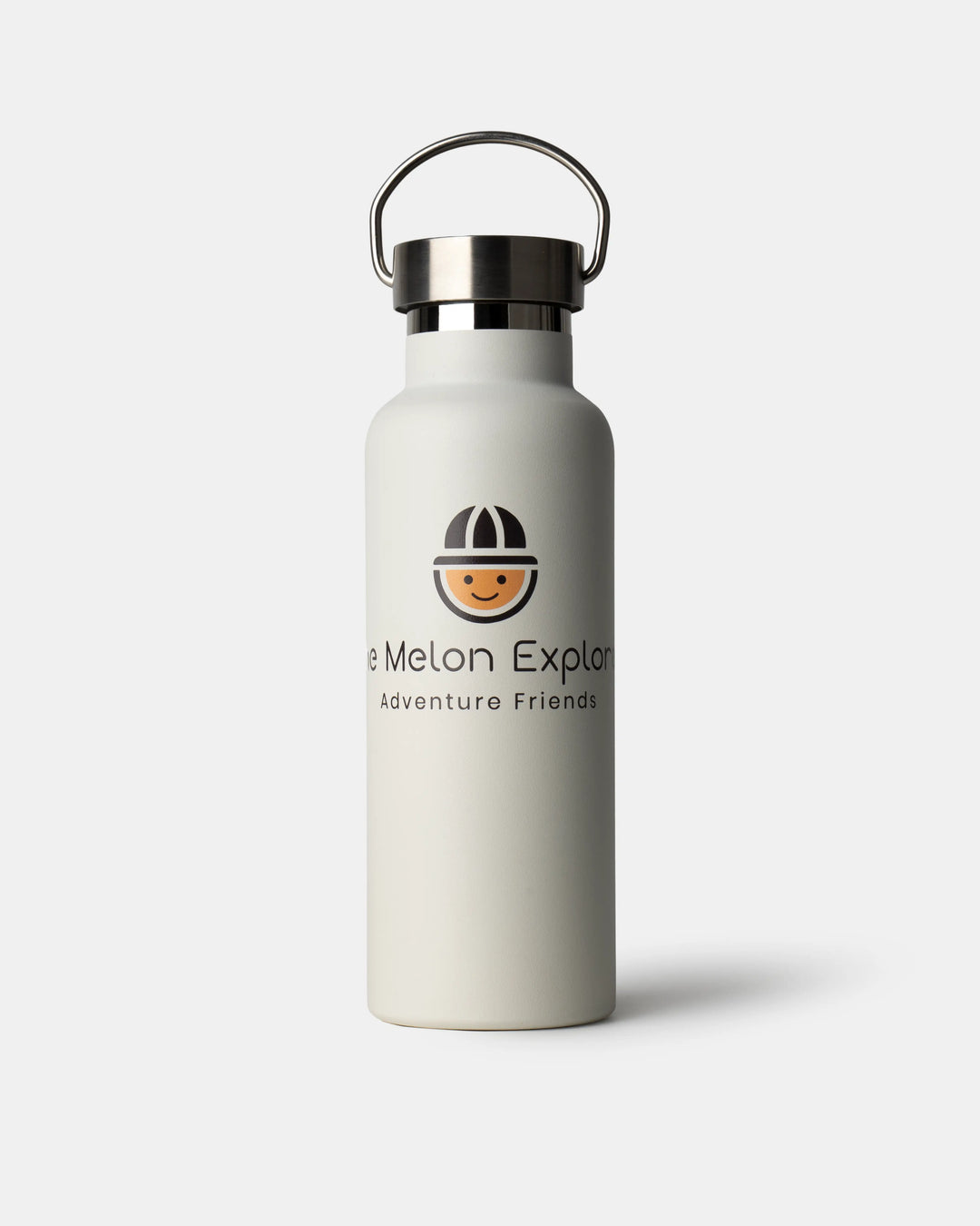 Thermo bottle in stainless steel BPA free in white adventure friends - The Melon Explorer